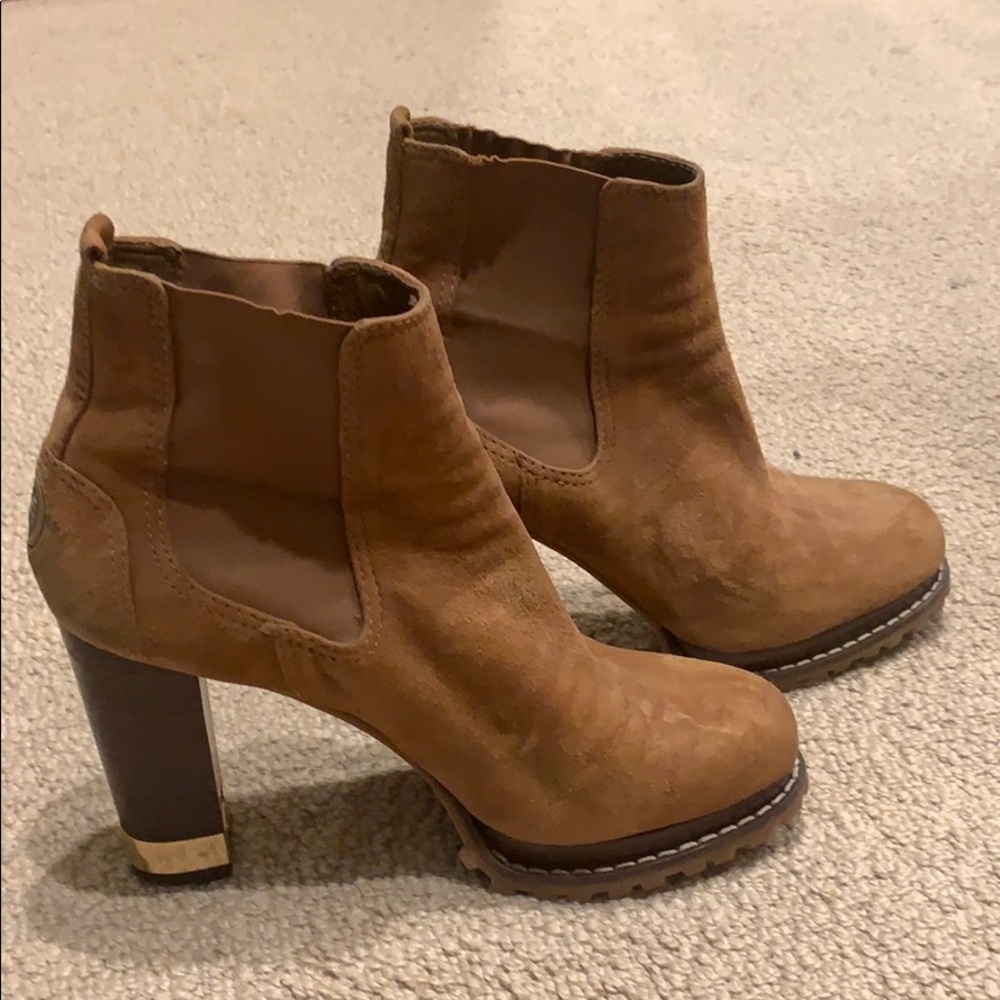 Tory Burch Suede Ankle Boot